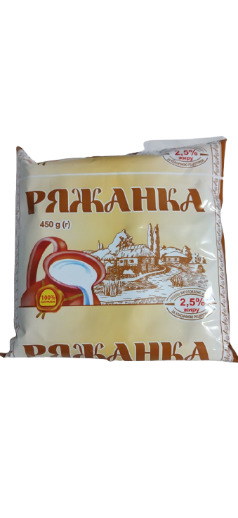 Ряжанка БАЛМОЛОКО 2,5%, 450 г